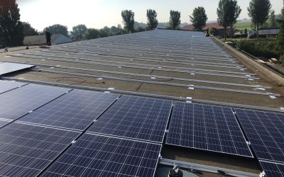 Bluehome legt 432 zonnepanelen bij Bosman Watermanagement